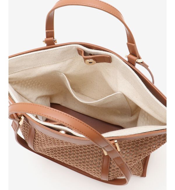  「ダブルハンドルメッシュトート」|トートバッグ|