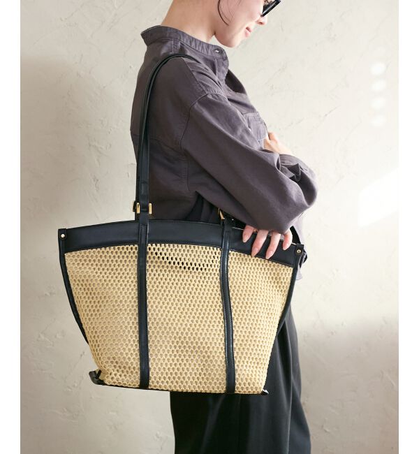  「ダブルハンドルメッシュトート」|トートバッグ|