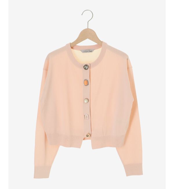  「TORRAZZO DONNAビジューコンパクトカーデ」|カーディガン|