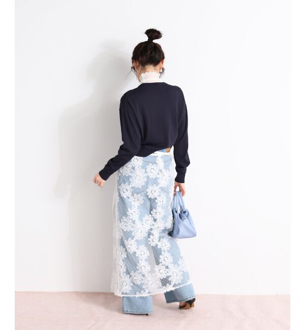  「TORRAZZO DONNAビジューコンパクトカーデ」|カーディガン|