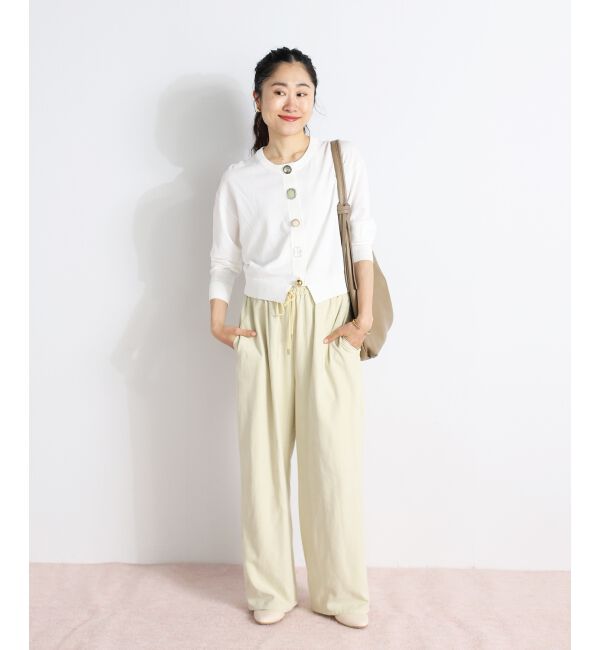  「TORRAZZO DONNAビジューコンパクトカーデ」|カーディガン|