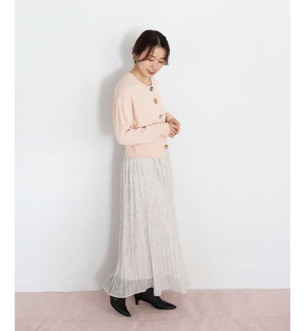  「TORRAZZO DONNAビジューコンパクトカーデ」|カーディガン|