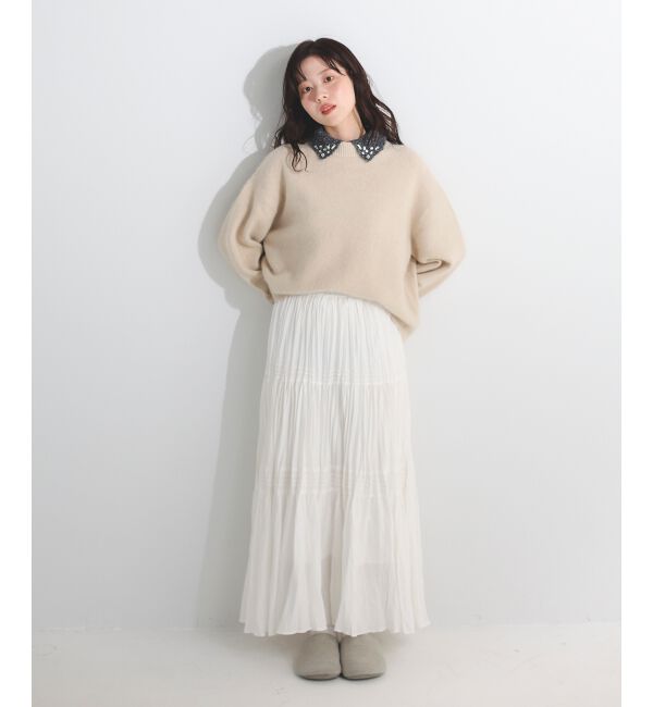  「エアータンブラーランダムプリーツスカート」|スカート|