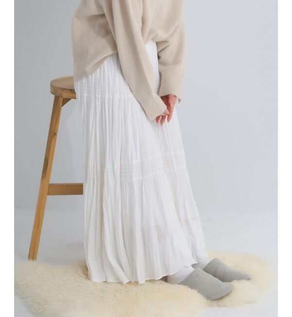  「エアータンブラーランダムプリーツスカート」|スカート|