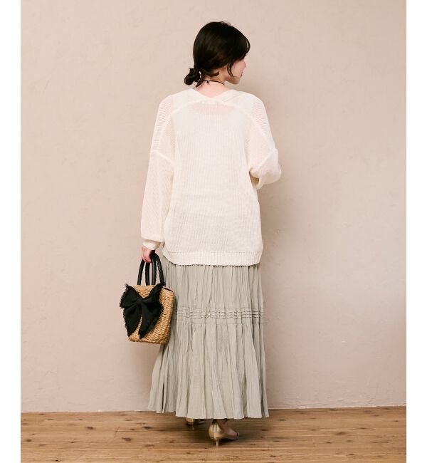  「エアータンブラーランダムプリーツスカート」|スカート|