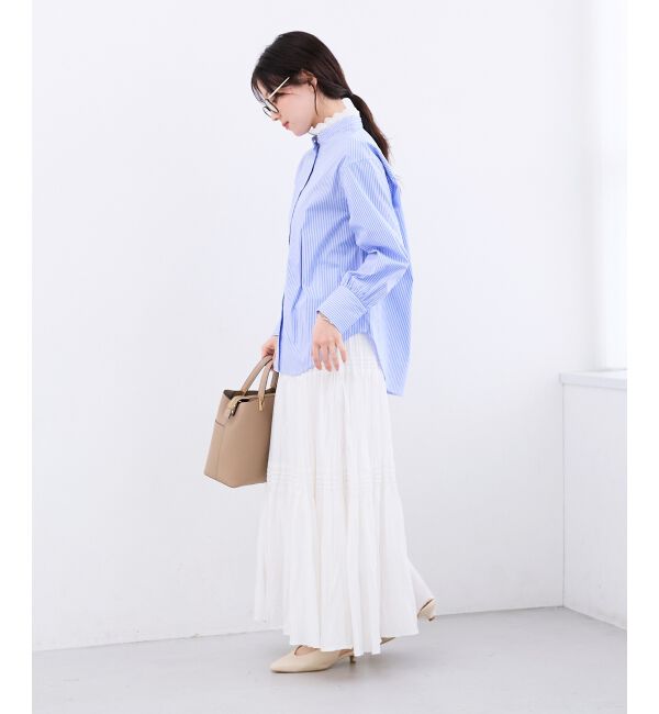  「エアータンブラーランダムプリーツスカート」|スカート|