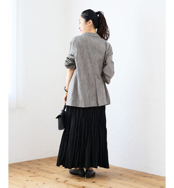  「エアータンブラーランダムプリーツスカート」|スカート|