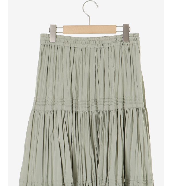  「エアータンブラーランダムプリーツスカート」|スカート|