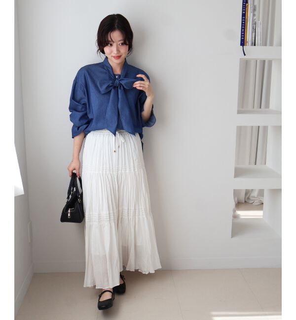  「エアータンブラーランダムプリーツスカート」|スカート|