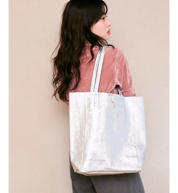  「MILLELA FIRENZE メタリックトートバッグ」|トートバッグ|