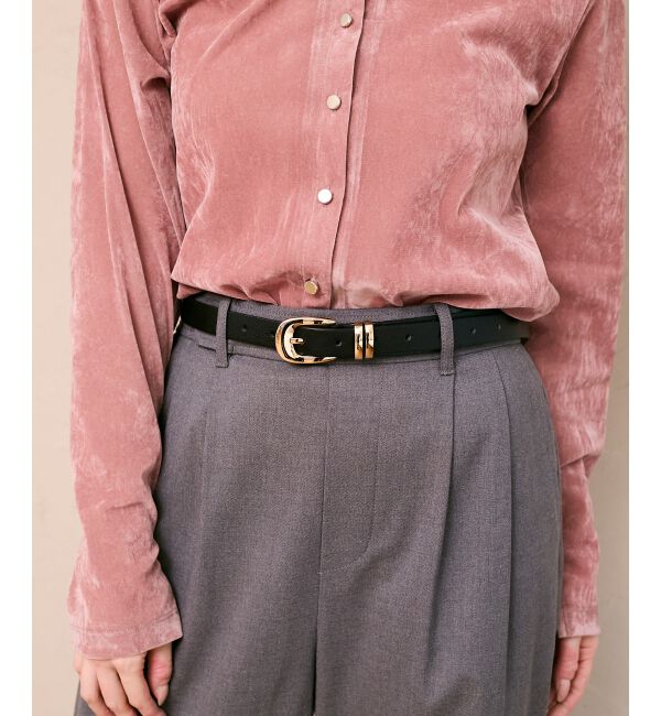  「ゴールドバックルベルト」|ベルト|