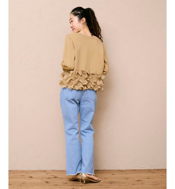  「《WEB限定アイテム》リボンデザインカーディガン」|カーディガン|