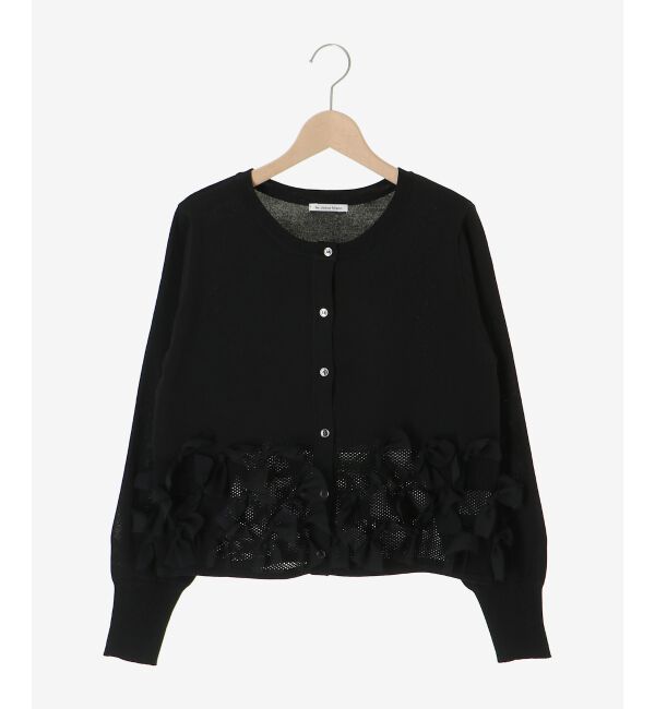  「《WEB限定アイテム》リボンデザインカーディガン」|カーディガン|