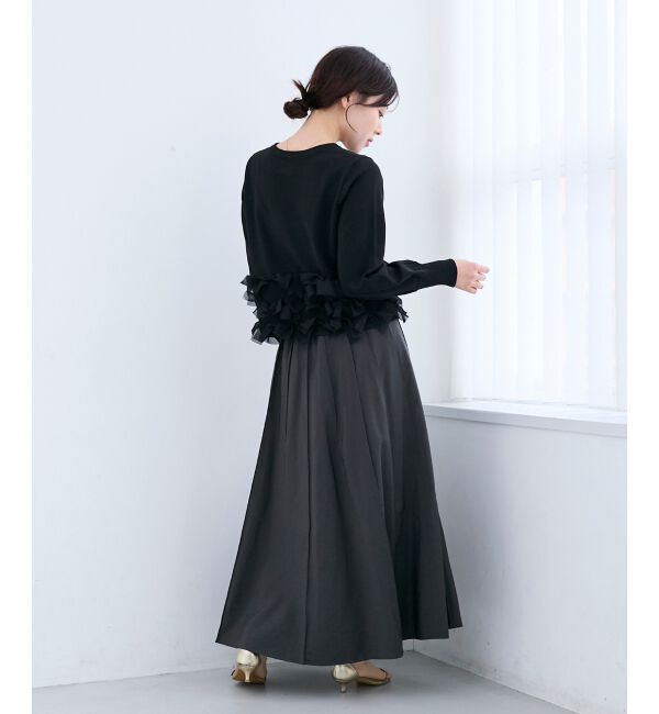  「《WEB限定アイテム》リボンデザインカーディガン」|カーディガン|