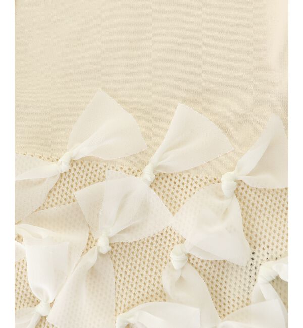  「《WEB限定アイテム》リボンデザインカーディガン」|カーディガン|