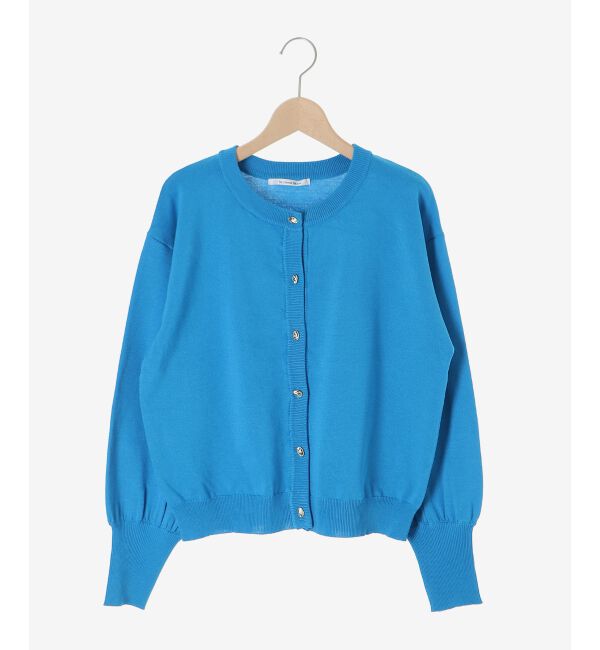  「《WEB限定アイテム》メタルボタンクルーネックカーディガン」|カーディガン|