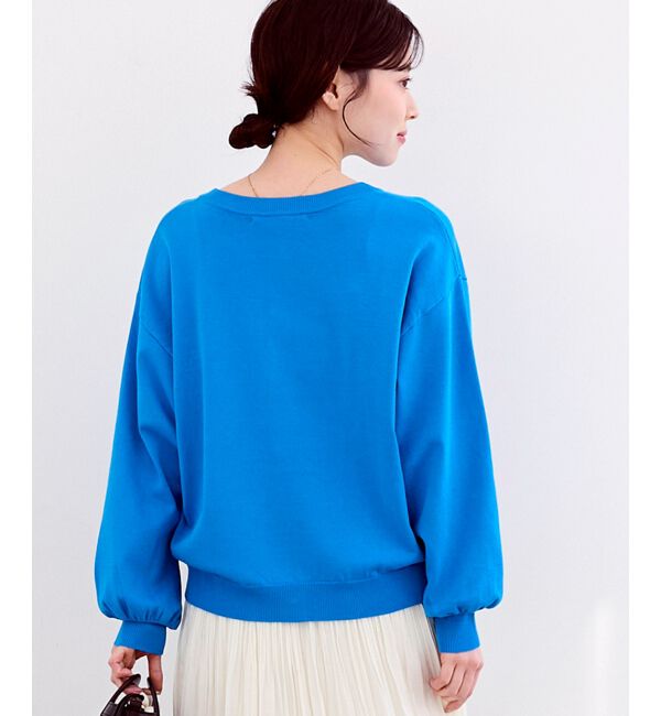  「《WEB限定アイテム》メタルボタンクルーネックカーディガン」|カーディガン|