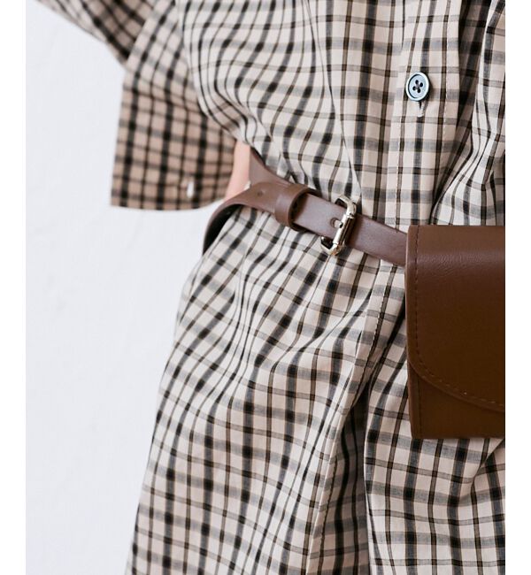  「《WEB限定アイテム》3Wayポーチ付きベルト」|ベルト|