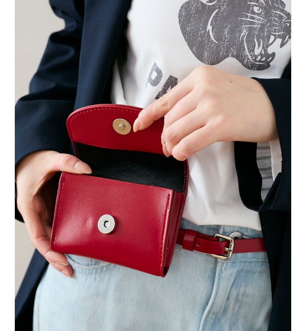  「《WEB限定アイテム》3Wayポーチ付きベルト」|ベルト|