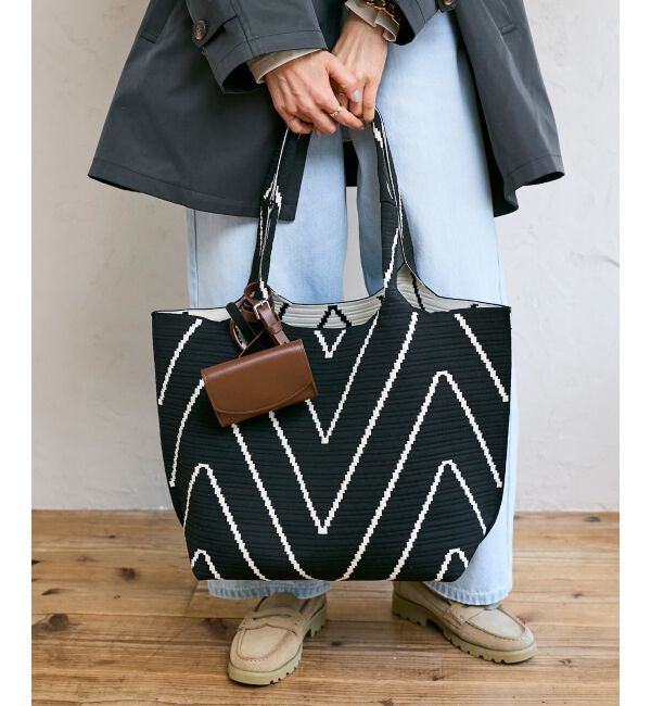  「《WEB限定アイテム》バイヤス柄トートバッグ」|トートバッグ|