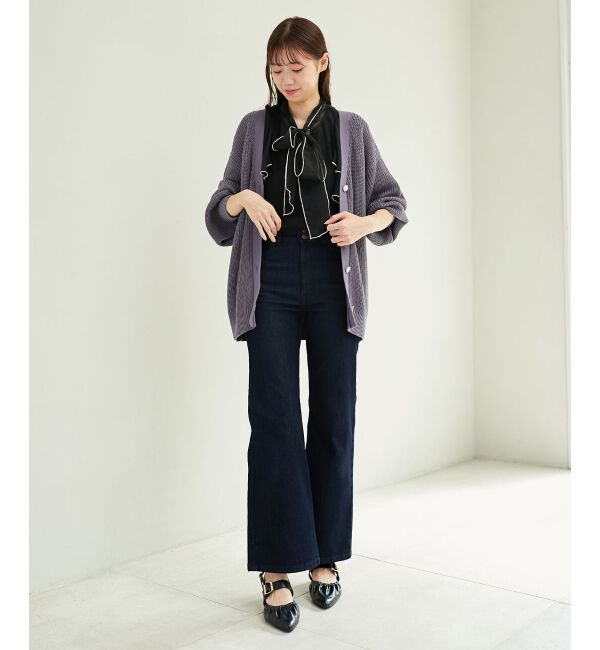 MAJESTICLEGON「ボウタイフリルシアーブラウス」|シャツ・ブラウス|