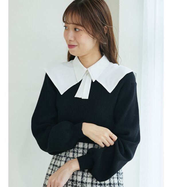 MAJESTICLEGON「クラシカルカラーセットニット」|ニット・セーター|