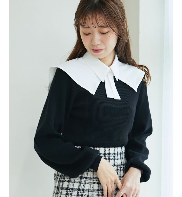 MAJESTICLEGON「クラシカルカラーセットニット」|ニット・セーター|