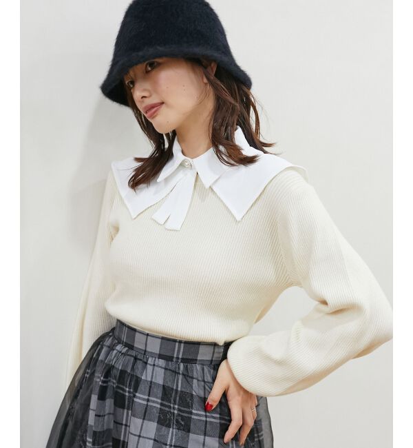 MAJESTICLEGON「クラシカルカラーセットニット」|ニット・セーター|