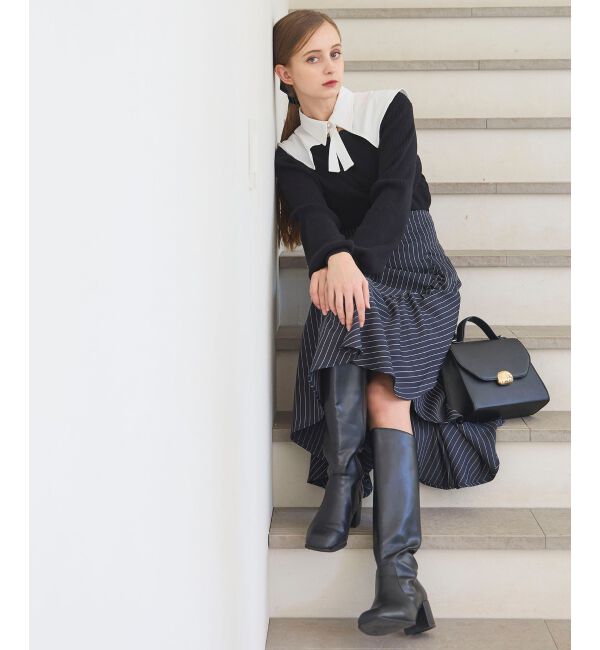 MAJESTICLEGON「クラシカルカラーセットニット」|ニット・セーター|