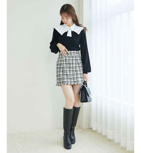 MAJESTICLEGON「クラシカルカラーセットニット」|ニット・セーター|