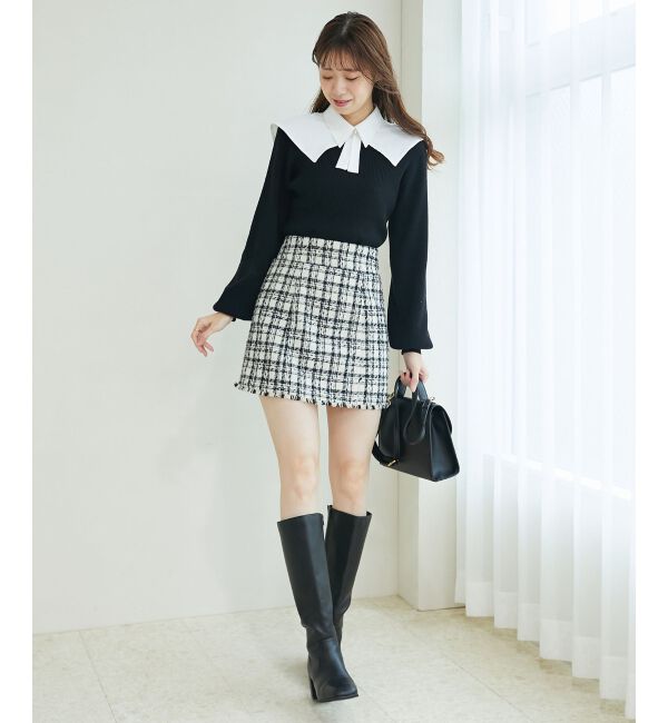 MAJESTICLEGON「クラシカルカラーセットニット」|ニット・セーター|