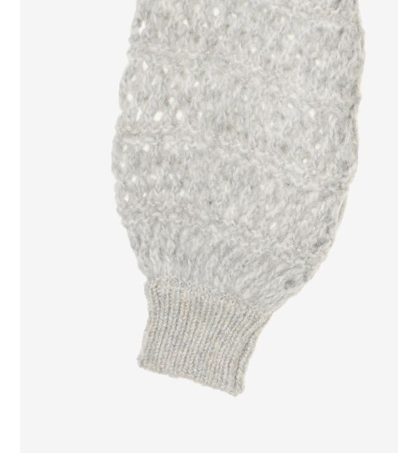 MAJESTICLEGON「スカシ柄ショートニット」|ニット・セーター|