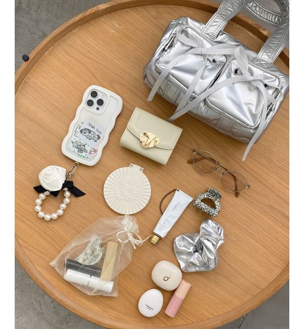 MAJESTICLEGON「シャイニーリボンバッグ」|ハンドバッグ|