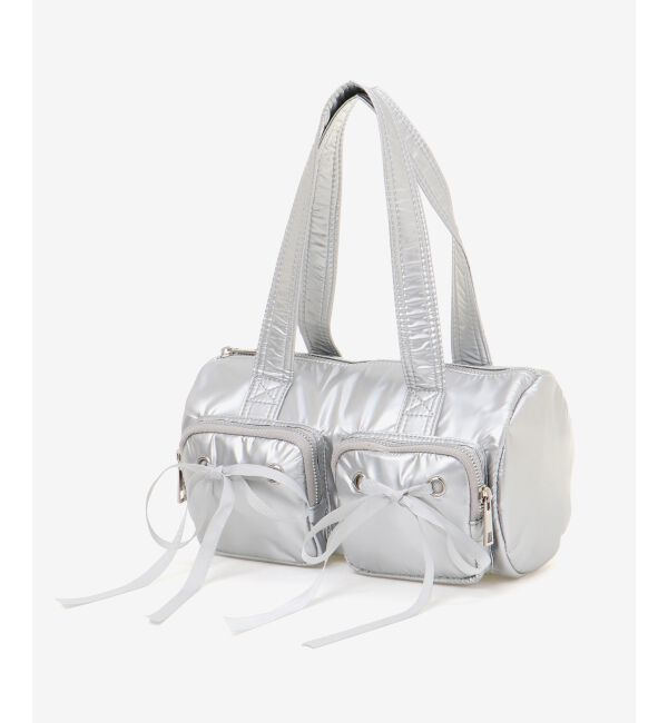 MAJESTICLEGON「シャイニーリボンバッグ」|ハンドバッグ|