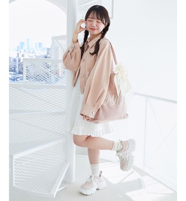 MAJESTICLEGON「リボンモチーフセットロゴトートバッグ」|トートバッグ|