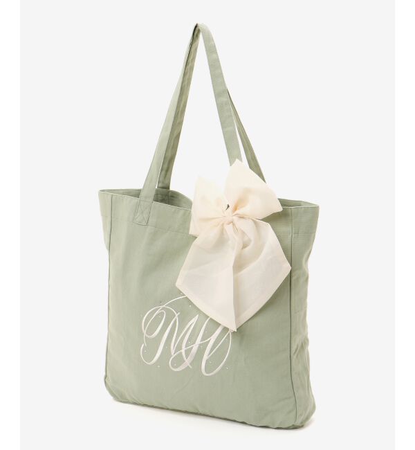 MAJESTICLEGON「リボンモチーフセットロゴトートバッグ」|トートバッグ|