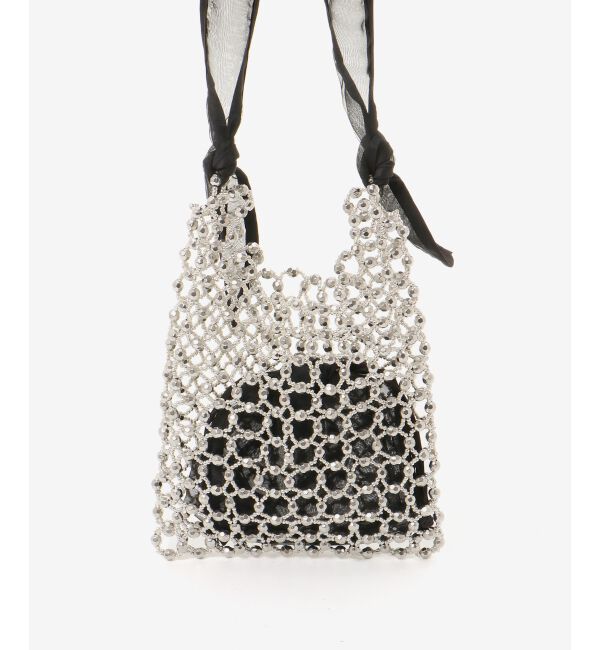 MAJESTICLEGON「リボンハンドルビーズバッグ」|その他|