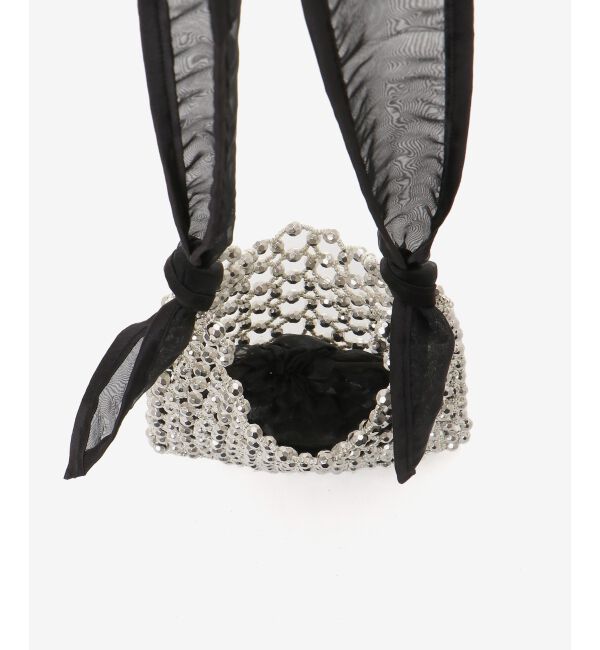 MAJESTICLEGON「リボンハンドルビーズバッグ」|その他|