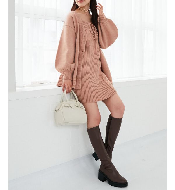 MAJESTICLEGON「ハートリボンミニボストン」|ボストンバッグ|