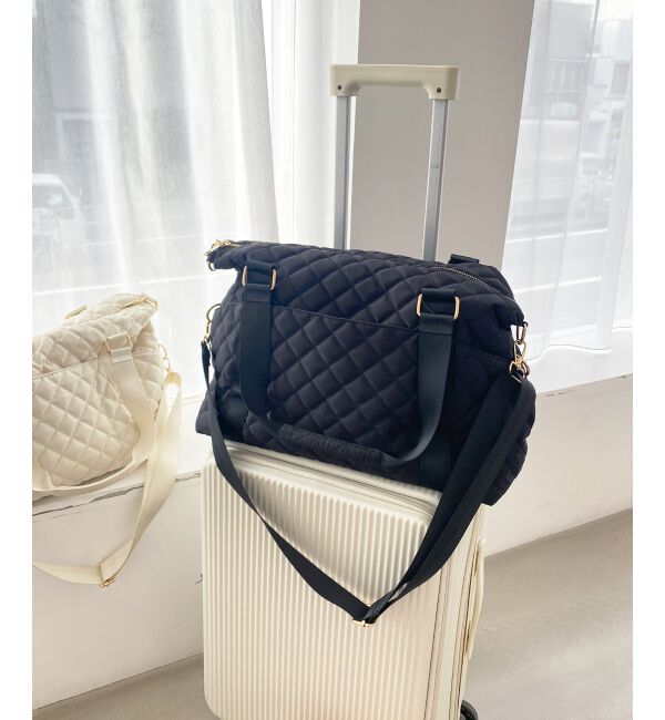  「キルティングトラベルボストン」|ボストンバッグ|