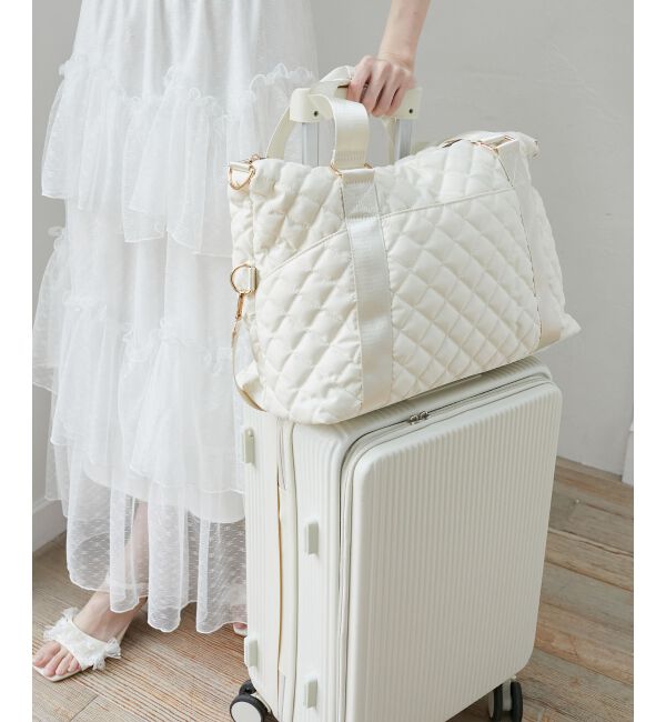  「キルティングトラベルボストン」|ボストンバッグ|