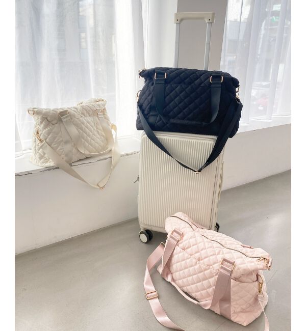  「キルティングトラベルボストン」|ボストンバッグ|