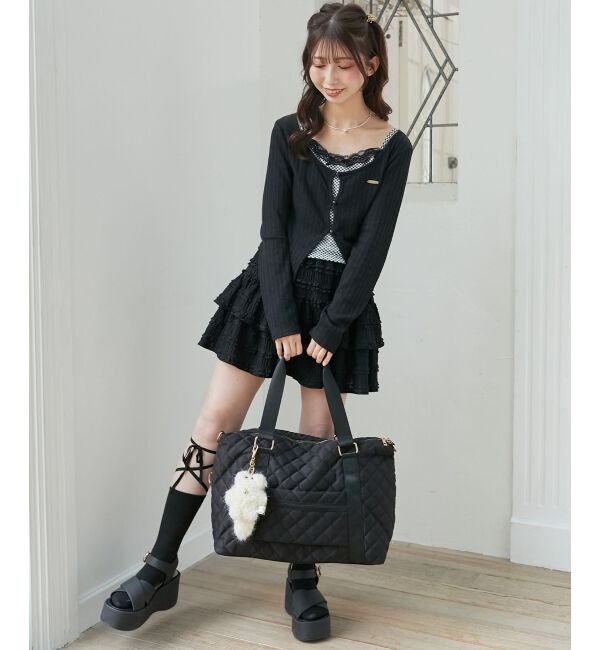  「キルティングトラベルボストン」|ボストンバッグ|