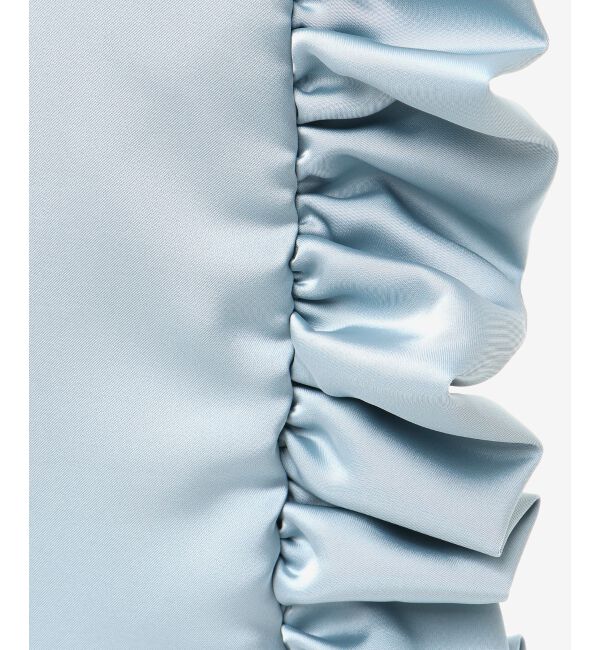 MAJESTICLEGON「サテンフリルロゴトート」|トートバッグ|