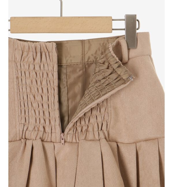 MAJESTICLEGON「フロントレースアッププリーツスカパン」|スカート|