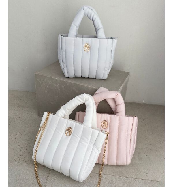  「キルティングパファーバッグ」|ハンドバッグ|