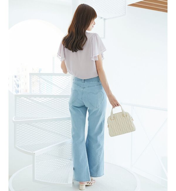  「2wayフリルスリーブブラウス」|シャツ・ブラウス|