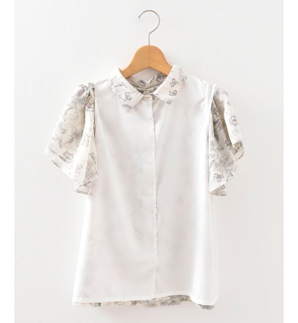  「2wayフリルスリーブブラウス」|シャツ・ブラウス|