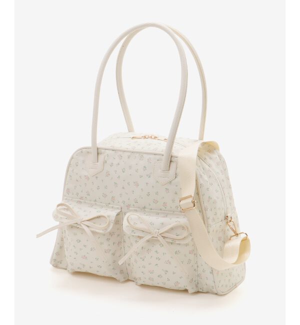  「フラワートラベルボストンバッグ」|ボストンバッグ|