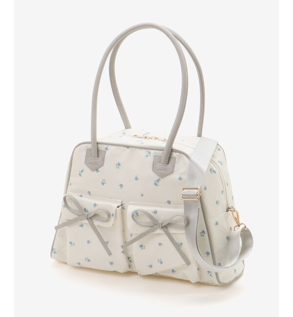  「フラワートラベルボストンバッグ」|ボストンバッグ|